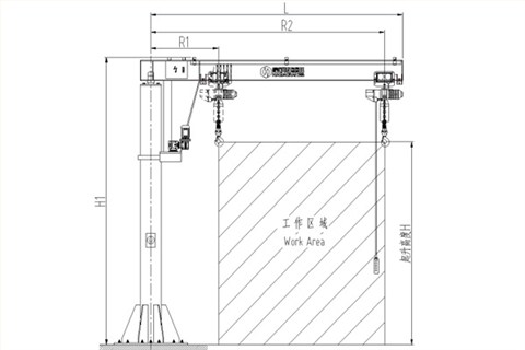 BZ型柱式手動旋臂起重機