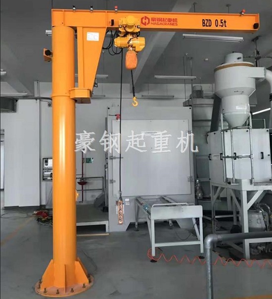 中國石油管道公司定制豪鋼懸臂起重機